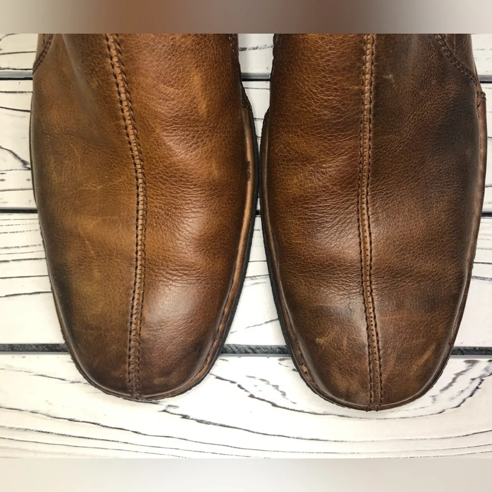 RJ Colt Finnley Distressed Leather Slip On Loafer Mens Size 10M - Picture 13 of 15